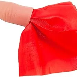 MilesMagic 3+ Magician's Plastic Thumb Tip With Silk Gimmick | Close Up Fake Thumb Vanishes Hanky Trick | Appearing Disappearing Magic Trick For Kids-picture-32