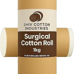 Shiv Cotton Industries Surgical Cotton Roll, 1 Kg, Multi-Purpose, Lab Tested-image-20