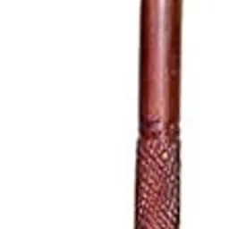 Walking/Cane Stick with Base Rubber for Old People (Wooden Stick) - Brown-picture-15
