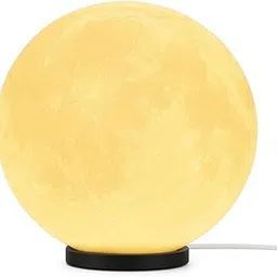 Smart Sadan Wi-Fi Moon Lamp, USB Type-C Powered, App and Voice Control, Multi-User Smart Home Light image 1