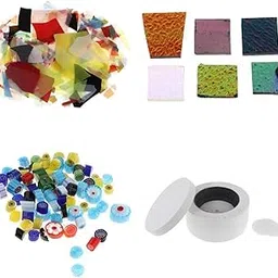 LICHTS® Glass Fusing Paper Professional Microwave Kiln for Glass Fusing Jewelry DIY|Crafts | Glass & Mosaics | Glass Art & Mosaic Supplies | Other Glass Art Supplies-picture-17