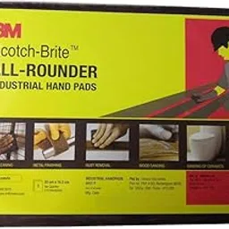 3M Sarvam Abrasive Scotch-Brite 7447 All Rounder Hand Pad, 6" x 9" (25 Nos)-picture-43