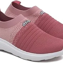 asian Women's Elasto-02 Knitted,Sports,Walking,Slipon Shoes image 1