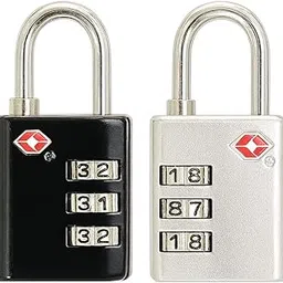 QUIRA 3 Digit TSA Approved Luggage Locks Small Combo Travel Padlock Suitcase & Backpack Security (Set of 2)-picture-14