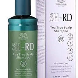 SH-RD Tea Tree Scalp Shampoo for Anti-Dandruff & Itchy Scalp Relief with Tea Tree Oil + OTP | Deep Cleansing & Sebum Control | Paraben-Free, Silicone-Free, SLS/SLES-Free | For Men & Women – 250ml-image-53