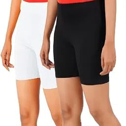 Casual Ladies Tights Women Short_PO2_[WH&BK_S] (Ladies Tights Women Short_PO2_WH&BK_S_PT)-picture-27