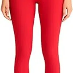 High-Waisted Leggings, Burgundy, Ankle Length Athletic PantsStretchable Cotton Blend Pants – Soft Breathable Fabric – High Waist – Slim Fit Yoga Gym Tights Colors-2xl-picture-13