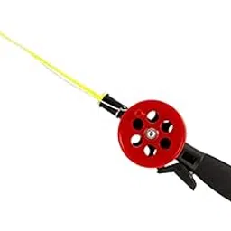 BNF® Short Ice Fishing Rod Lightweight Durable Light Portable Kids Fishing Toy | Retractable PP Fishing Reel for Children | 33.5cm Folding Ice Fishing Tool for Lake, Pond, River-picture-25