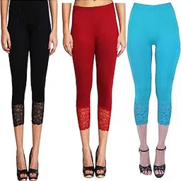 snowball Girl's Slim Fit Cotton Capri (capriforgirlscombo 3_14 - 15 Years)-picture-41