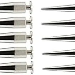 3x10pcs Rivet Cone Studs Rock Spikes Spots Leather Craft DIY Silver-picture-19