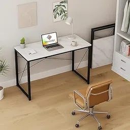 STOREDGE® Folding Desk/White Marble Top & Metal Frame/8 secs to fold or Unfold/Office Computer Table/Writing Desk/Modern Workstation/Study Table/Folding Work from Home Desk/ 37" x 19"/50 KGs Capacity-image-85