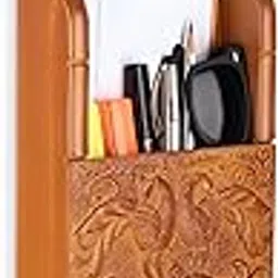 KiR Mayur Unbreakable Plastic Key Holder for Home | Key Stand | Mobile & Key Holder for Wall | Key Chain Holders | Key Hanger | Stylish Decorative Key Hanger Wall Mounted Decoration (Brown)-picture-21
