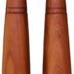 TK Sports Taper Design Wooden Mugdar Traditional Indian Strength Training Club Natural Wood Finish Durable Wooden Fitness Equipment for Full-Body Workouts_2 kg-picture-11