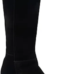 teakwood leathers Women Black Suede Long Boots-picture-39