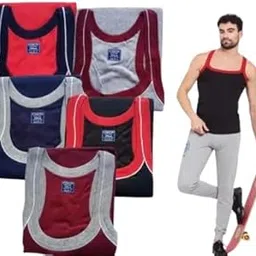 Combed Cotton Muscle Fit Gym Vest Innerwear-picture-35