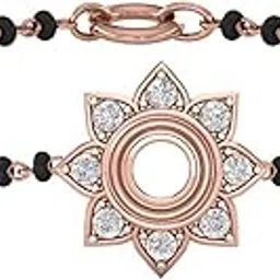 dishis 14K Rose Gold Diamond Bracelet for Women-picture-32