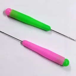 Generic Latch Hook Crochet Needle for Micro Braids, Hair Extension, Feather and Carpet (2 Pcs) 6 inch-picture-23