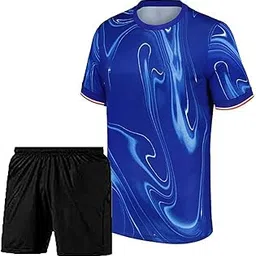 ARU CHELSEIA Jersey 24/25 with Shorts - for Men and Sports Jersey for Men and Boys SAN Football Team 24-25 Age 4-XXL-picture-12