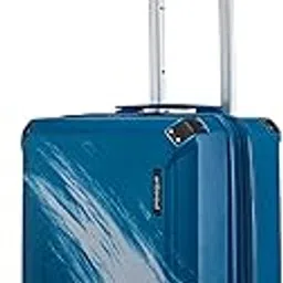 provogue Wave Hard-Sided PC 55 Cm Cabin Luggage Suitcase | Expandable Space with 8 Wheels Trolley Bags for Travel | Lightweight with TSA Lock | 3 Year Warranty (Admiral Blue) image 1
