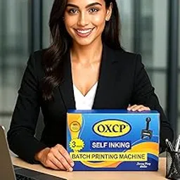 ACGL OXCP 3mm Manual Batch Coding & Date Printing Machine for Plastic Pouch, Bags & Labels | Steel Heavy-Body | Fast Industrial Stamp Coder | Hard Rubber Characters | 500g to 1Kg Load-picture-13