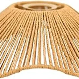 ARTISOUL® Woven Lamp Shade Pendant Lamp Shade For Pendant Light Cover Cafe Living Room Yellow | Home & Garden | Lamps, Lighting & Ceiling Fans | Lamp Shades-picture-51