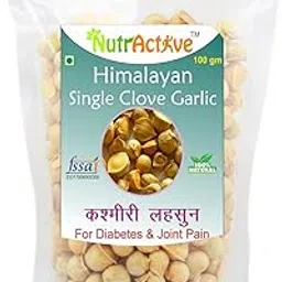 NutrActive Himalayan Single Clove Garlic | Kashmiri Lehsun for Jointn Pain - 100 gm-picture-58