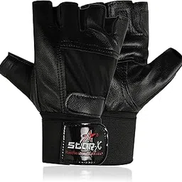 STAR X Starx Beginner Foam Gym Gloves, Adult (Black) | Gym Equipment For Home Gym Workout Weight Lifting Strength Training & Exercise Fitness Gym Accessories, One Size-image-25