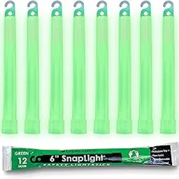 Cyalume Snaplight Premium Light Sticks, Green, 6" Long, 12+ Hour Duration, Case Of 10-picture-32