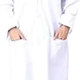 badoli collection Women's Cotton Full Sleeves Apron Lab Coat (DBC02_S, White, S)-picture-22