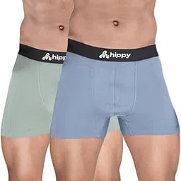 onskin Men's Modal Short Trunk Underwear | Soft No Marks Trunk Waistband, Moisture-Wicking & Breathable Fabric | Regular Fit Solid Trunks | Seamless Design (No Front Opening) - Pack of 2-picture-33