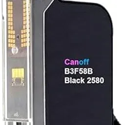 CANOFF B3F58B/2580 Solvent Black Ink Cartridge Compatible for Handheld Inkjet Printer B3F58B/2580 Solvent Print Cartridge (B3F58B / 2580) image 1