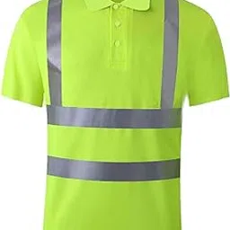myaddiction Safety T Shirt Quick Drying Reflective Construction Shirts for Work Road Men 2XL Light Green-picture-54