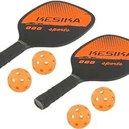 MERISHOPP Pickleball Paddles Set of 2 Comfort Grip with Bag 4 Balls Racquets Orange|Sporting Goods|Tennis & Racquet Sports|Tennis|Racquets-image-7