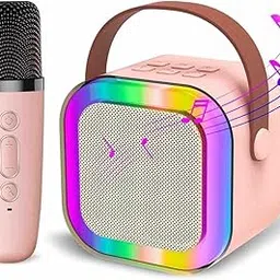TRIDEO Elevate Playtime with Our Kids' Karaoke Machine! Portable Bluetooth Speaker Pairs with Wireless Microphone for Endless Singing Fun image 1