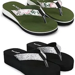 twosoft Combo Of Women Slippers-picture-50