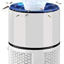 Mosquito Trap with Killer Lamp; Eco Friendly Chemical Free USB Connected UV LED Light Fly Bug Di-Speller with Suction Fan Repellent Lamp (White)-picture-10