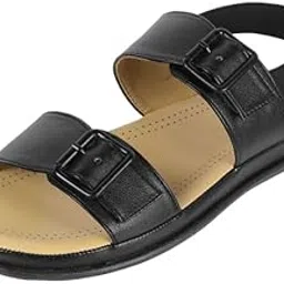 metro Women Synthetic Double Buckle Casual & Comfort Slingback Sandals-picture-30