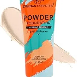 Shryoan Powder Foundation SPF 15PA+++ 40ml | Creamy Full Coverage for Combination Skin| Smoothing Finish | Alcohol-Free | Long Lasting Makeup | Natural Matte Finish | 16H Oil Control | Pack of 1 | 40 ML | Shade 01-picture-56