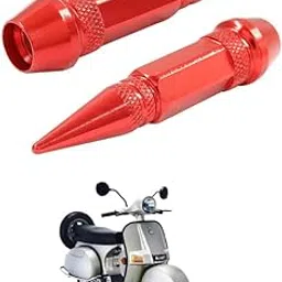 LOVMOTO Universal 2PC Spiked Aluminum Stem Valve Caps Dustproof Tire Wheel Stem Caps for Cars,SUVs,Trucks Bicycles and Motorcycles Comfortable with Che-tak-picture-39