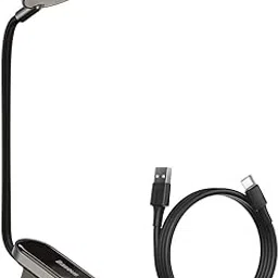 Baseus Mini LED Rechargeable Clip-On Book Light Reading Lamp with 24 Hour Long Battery Life for Reading at Night Gray-picture-29