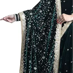 Palak Fashion Full Work Velvet Shela – Premium Embroidered Dupatta for Traditional Wear-picture-15