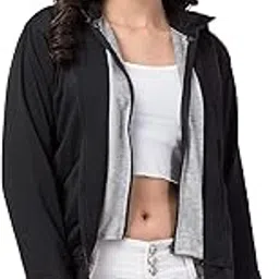 fabitto Women's Double Zipper Jacket Winter Wear-picture-16