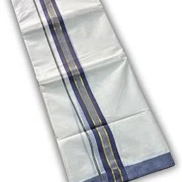 kerala bygone fashion Men’s Double Dhoti | Traditional South Indian Look | Soft Cotton Material | Ideal for Weddings, Puja & Religious Wear-picture-14