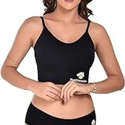 unitrust Women’s Padded Sports Bra with Matching Panty Set | Cotton Blend, Comfortable Fit, Free Size 28B–36B, Adjustable Straps-picture-10