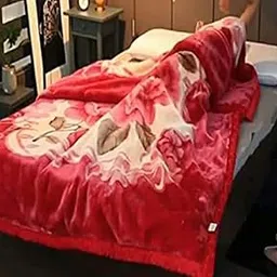 ELSTONE Home Mink Fabric Printed Double Bed Blanket for Heavy Winters (Multicolor, Double Bed, 220 cm x 240 cm) - Pack of 1, Lightweight Color#12-picture-56