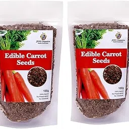 Edible Carrot Seed | Gajar k Beej - 100G (Pack of 2) - Ideal for Planting & Home Garden - Perfect for Eating Fresh-picture-51
