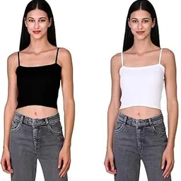 MIXFIT Women's Trendy Premium Cotton Tank Top & Crop Top for Women-picture-13