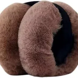 befall Ear Muffs for Winter Women Girls Faux Fur Fuzzy Earmuffs Foldable Ear Warmer Fleece Lining Ear Covers Headband Style, Ideal for Running, Cycling & Biking image 1