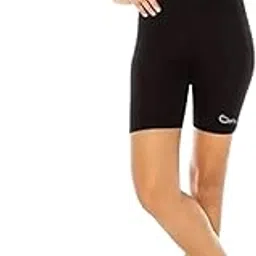 Women's Skin Tight Shorts Black Women's Skin Tight Shorts | Women's Tight Shorts for Gym, Running, Cycling, Swimming, Basketball, Cricket, Yoga, Football, Tennis, Badminton & Many Sports_Design10-picture-22