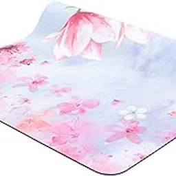 IRIS Natural Rubber Eco Friendly 3 mm Extra Heavy, Sturdy Yoga Mat, Non Slip Suede Mat, Premium Print Exercise Fitness Mat with Bag for All Types of Yoga, Size: 72" x 24"-picture-11